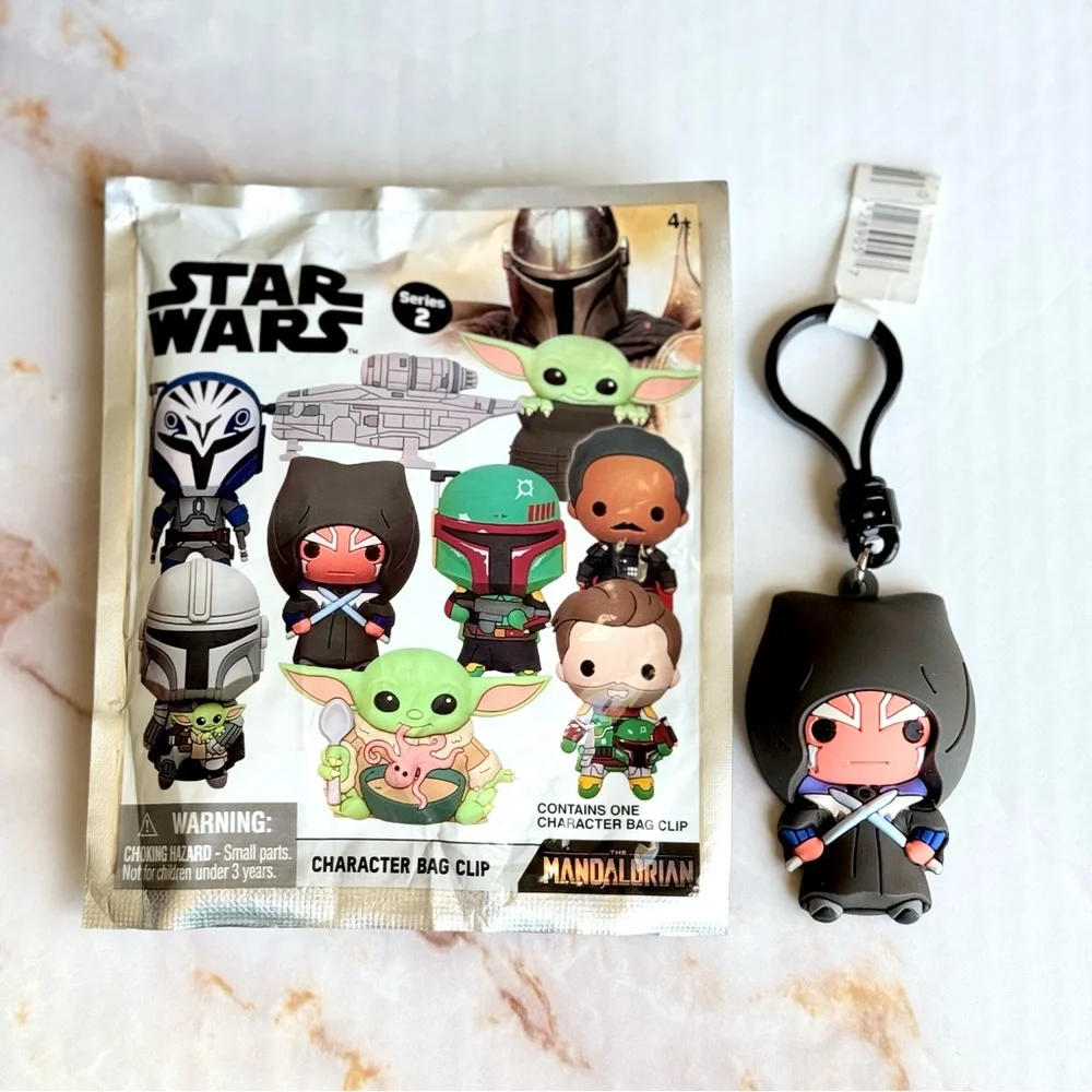 Ahsoka Tano Figural Bag Clip/Keychain Monogram Star Wars The Mandalorian